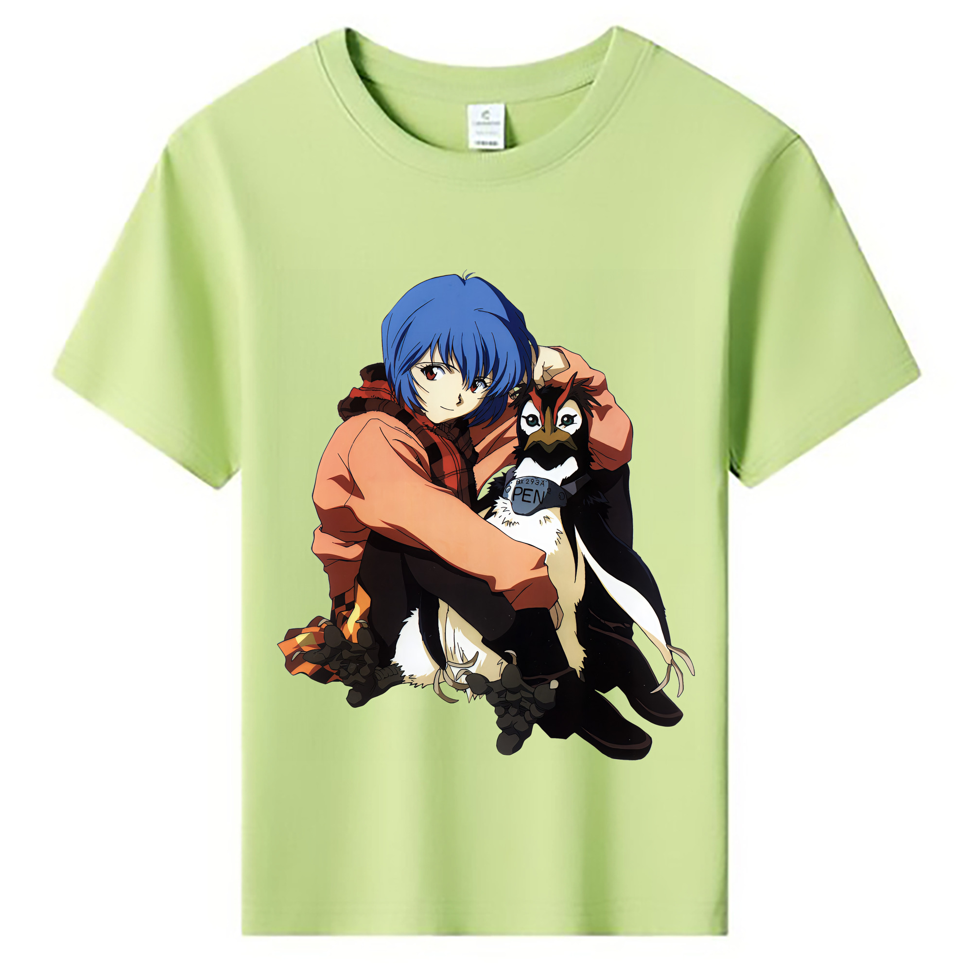 （画像用） EVA 新世紀エヴァンゲリオン 綿100％キッズTシャツ（フロントプリント）